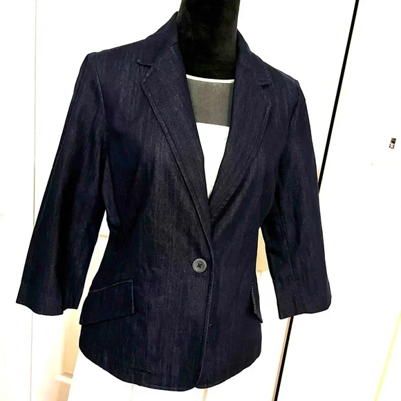 Coldwater Creek Jean Jacket sz 10 - Picture 2 of 15